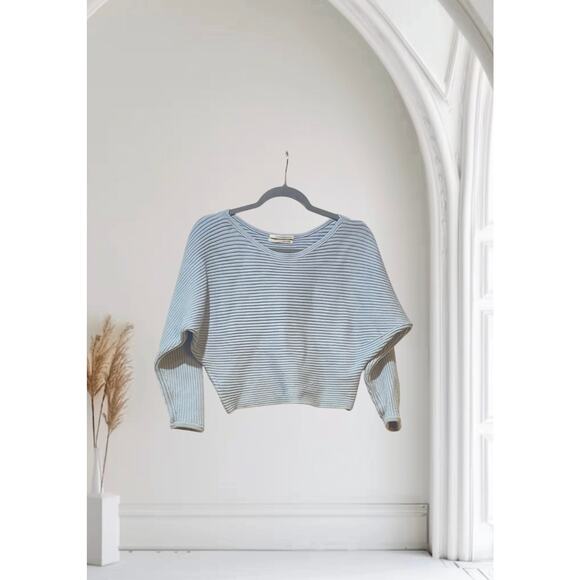 Anthropologie Kendall Boatneck Pullover Blue in size XS - Picture 1 of 5
